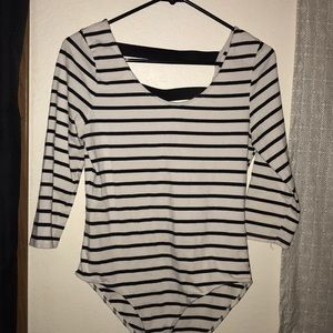 Striped Bodysuit